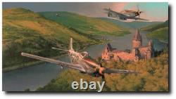 Mustangs On The Prowl by Robert Taylor P-51 Mustang Giclee Studio Proof