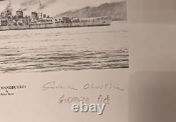 NAVAL MANOEUVRES by Robert Taylor LIM. EDITION 17/50 VERY RARE SIGNED