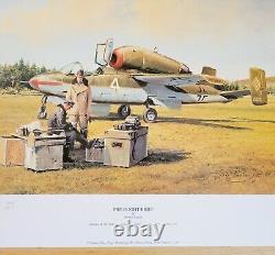 Night Interceptors &Pre-Flight Brief Signed/# aviation prints. Robert Taylor