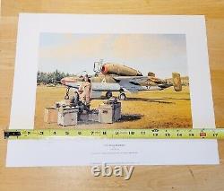 Night Interceptors &Pre-Flight Brief Signed/# aviation prints. Robert Taylor