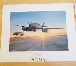 Night Interceptors &Pre-Flight Brief Signed/# aviation prints. Robert Taylor