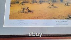 OUT OF FUEL AND SAFELY HOME by Robert Taylor signed by distinguished B-17 crew