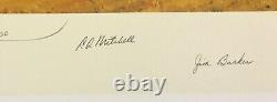 OUT OF FUEL AND SAFELY HOME by Robert Taylor signed by distinguished B-17 crew