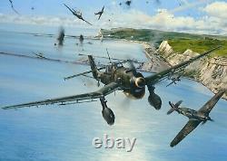 Open Assault by Robert Taylor Signed by an iconic Stuka pilot