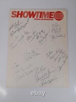 PURLIE Broadway Theatre Showtime Press Release Signed Sherman Hemsley Moore