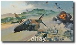 Phantom Fury by Robert Taylor F-4D Signed by Ace Steve Ritchie Vietnam War