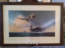 Phantom Showtime Aviation Art print Robert Taylor framed 752/800 50 signatures