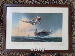 Phantom Showtime Aviation Art print Robert Taylor framed 752/800 50 signatures