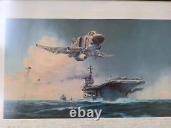 Phantom Showtime Aviation Art print Robert Taylor framed 752/800 50 signatures