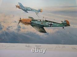 RARE COPY OF EAGLE ATTACK LIMITED EDITION PRINT by ROBERT TAYLOR + COA