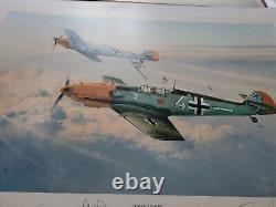 RARE COPY OF EAGLE ATTACK LIMITED EDITION PRINT by ROBERT TAYLOR + COA