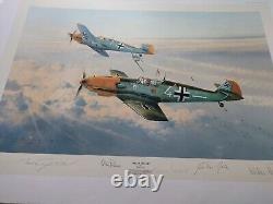 RARE COPY OF EAGLE ATTACK LIMITED EDITION PRINT by ROBERT TAYLOR + COA