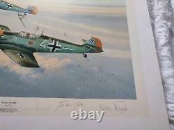 RARE COPY OF EAGLE ATTACK LIMITED EDITION PRINT by ROBERT TAYLOR + COA