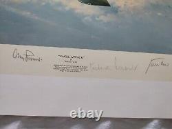 RARE COPY OF EAGLE ATTACK LIMITED EDITION PRINT by ROBERT TAYLOR + COA
