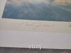 RARE COPY OF EAGLE ATTACK LIMITED EDITION PRINT by ROBERT TAYLOR + COA