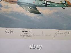 RARE COPY OF EAGLE ATTACK LIMITED EDITION PRINT by ROBERT TAYLOR + COA