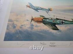 RARE COPY OF EAGLE ATTACK LIMITED EDITION PRINT by ROBERT TAYLOR + COA