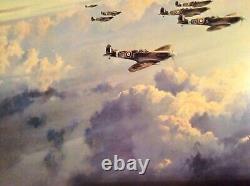 ROBERT TAYLOR BADERS BUS COMPANY RAF Spitfires WW2 Ltd Ed / N#561/1250 Print
