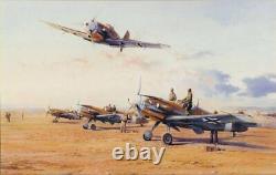 ROBERT TAYLOR Hunters in the Desert AP JG-27 Me-109 ARTIST PROOF SOLD OUT