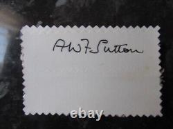 ROBERT TAYLOR SWORDFISH ATTACK at TARANTO Signed + ORIGINAL FLOWN SIGNED FABRIC