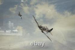 Ramrod 792 by Robert Taylor print Autographed By Johnny Johnson RAF WWII