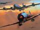 Richard Taylor Threatening Skies 3 Pilotsig Mint B-29 Superfortress Aviation Art