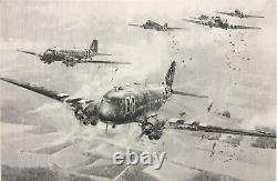 Road to the Rhine Pencil Print by Robert Taylor signed by Easy Company Veterans