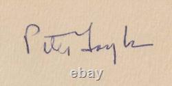 Robert LOWELL / Notebook Signed 1970