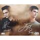 Robert Pattinson Taylor Lautner Signed Dual Photo #2 With Characters & Bas (8x10)