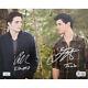 Robert Pattinson Taylor Lautner Signed Dual Photo #3 With Characters & Bas (8x10)