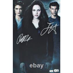 Robert Pattinson / Taylor Lautner Signed Mini-Poster #4 with BAS (11x17)