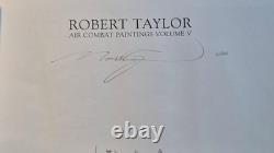Robert Taylor Air Combat Paintings Volume V SIGNED Aviation Art WW2 RAF