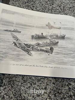 Robert Taylor Air Combat Paintings by Walker, Charles Signed By The Artiste