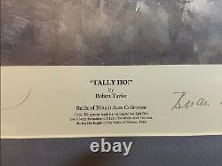 Robert Taylor Aircraft Print Tally Ho! Signed by Robert Taylor and Brian Kingcom