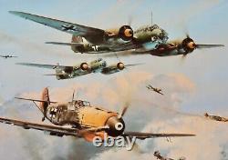 Robert Taylor Assault On The Capital Collectible WW II Flying Aces Print