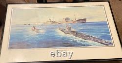 Robert Taylor Atlantic Rendezvous LTD. Edition SIGNED BY THE ARTIST! WW2 Uboat