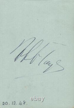 Robert Taylor Autograph Circa 1948 Co-signed By Joan Caulfield