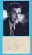 Robert Taylor Autograph, Original Hand Signed Album Page
