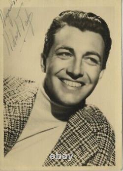 Robert Taylor Autograph Signed Vintage 5x7 Original Photograph 1940's Rare