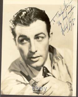 Robert Taylor Autographed Inscribed Photograph