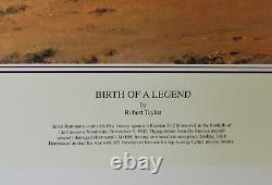 Robert Taylor Birth Of A Legend Hartmann WW II Aviation Ace Print Mint