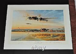 Robert Taylor Coming In Over The Estuary Collectible WW II Flying Aces Print