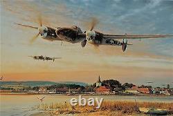 Robert Taylor Coming In Over The Estuary Collectible WW II Flying Aces Print