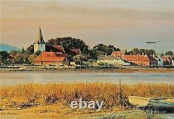Robert Taylor Coming In Over The Estuary Collectible WW II Flying Aces Print