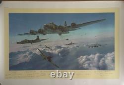 Robert Taylor Commemorative Proof Schweinfurt WWII Print LE 125/125 COA B-17