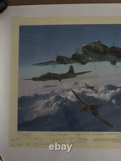 Robert Taylor Commemorative Proof Schweinfurt WWII Print LE 125/125 COA B-17