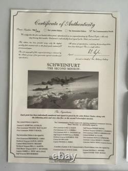 Robert Taylor Commemorative Proof Schweinfurt WWII Print LE 125/125 COA B-17