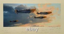 Robert Taylor DAWN EAGLES RISING TRIBUTE ED 18 Luft Sig MINT Aviation Art Print