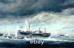 Robert Taylor D-Day Normandy Landings Counter signed by officer