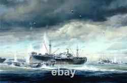 Robert Taylor D-Day Normandy Landings Counter signed by officer